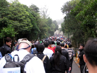 Off we go on a 25km hike to Big Wave Bay.