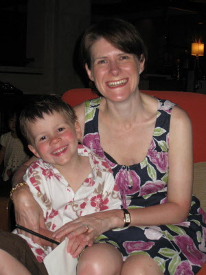 Conrad & his Mummy.