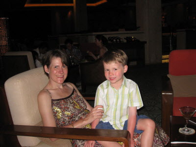 Conrad & his Mummy.