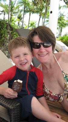 Conrad & his Mummy.
