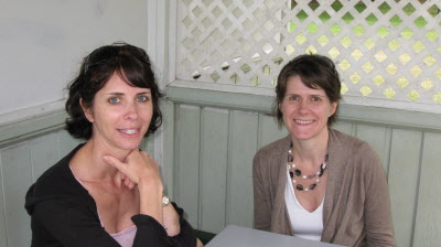 Iz and Susan at Bronte.
