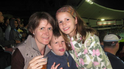 Night at Sydney Rugby.