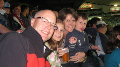Night at Sydney Rugby.