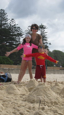 At Bronte beach.