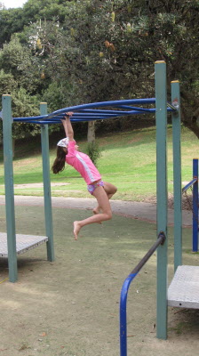 At Bronte beach.