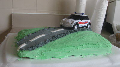 Conrad's birthday cake.