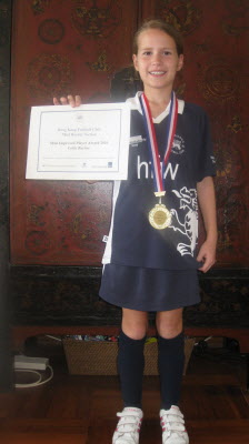 Hockey award - most improved player.