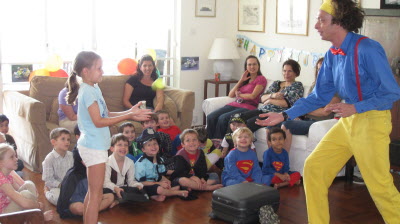 Conrad's birthday party.