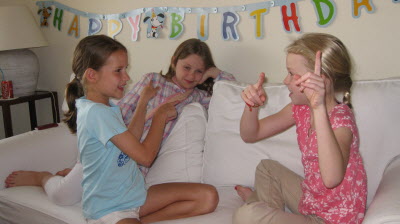 Lottie, Harriet & Adele.