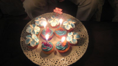 Birthday boy's cake.
