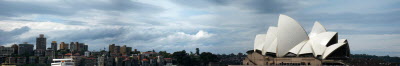Sydney skyline.