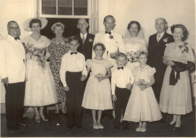 1957 - Mum and Dad's wedding.