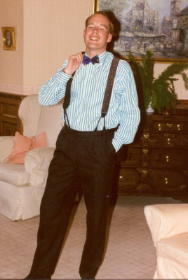 1984 - Peter at Steve Ellis' wedding.