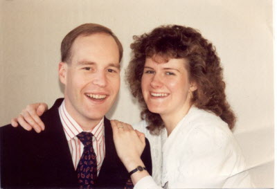 1989 - Peter adn Susan's engagement.